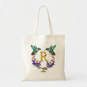 Luxus-Schmetterlings-Monogramm-R-Hochzeitstasche Tragetasche