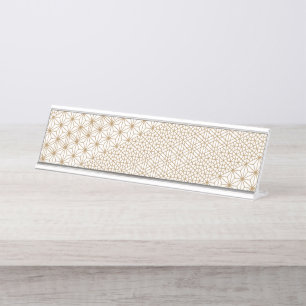 Luxus Schreibtischnamensplakette