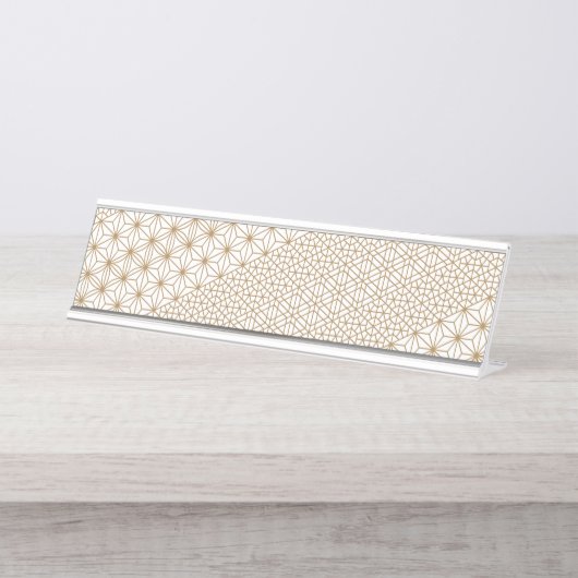 Luxus Schreibtischnamensplakette (Vorderseite )