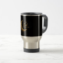 Luxus Schwarz & Gold Eid Mubarak – Elegant