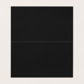 Luxus Schwarz & Gold Minimal Professionelle Geschä Visitenkarten (Innenseite Aufgefaltet)