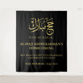 Luxus Schwarz & Gold - Personalisiert Wandteppich