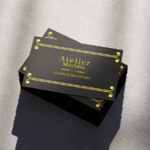 Luxus-Schwarz und Gold Floral Elegant