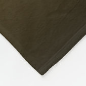Luxus Schwarz und Gold Gradient Fleece Blanket (Ecke)