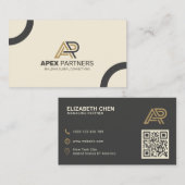 Luxus-Schwarze-Gold-Profi-QR-Code-Geschäfts-Ca Visitenkarte (Vorne/Hinten)