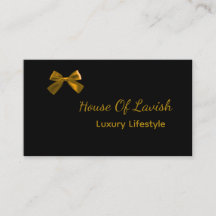 Luxus Schwarze und Goldene Bogen Business Chic Bou