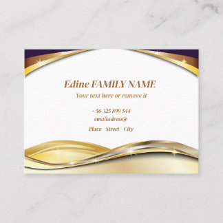 Luxus-Schwarzer-Dornkarten Visitenkarte