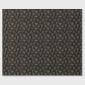 Luxus-Schwarzes Geschenkpapier (Flach)