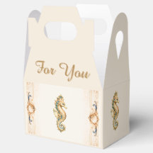 Luxus-Seepferdchen Strand Hochzeit im Vintage-Stil