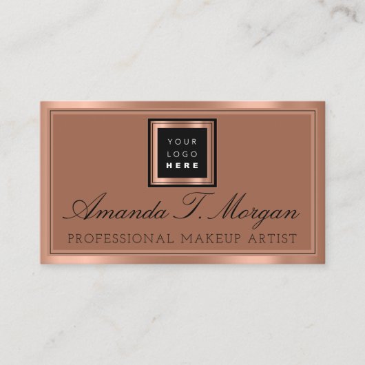 Luxus-Services Hochzeitserie Visitenkarte (Vorderseite)