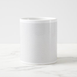 Luxus-Set mit weißen Monogramm-Aktenordnern Jumbo-Tasse