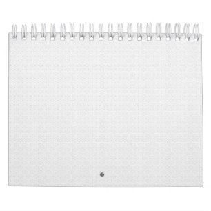 Luxus-Set mit weißen Monogramm-Aktenordnern Kalender
