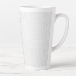 Luxus-Set mit weißen Monogramm-Aktenordnern Milchtasse