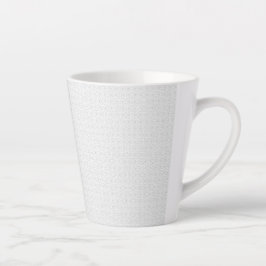 Luxus-Set mit weißen Monogramm-Aktenordnern Milchtasse