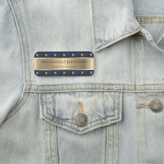 Luxus Sieben Goldene Sterne Auf dem Blauen Weg: El Namensschild (Beispiel)