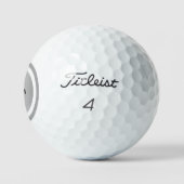 Luxus-Silber-Reitgolfbälle Golfball (Logo)