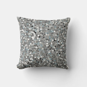 Luxus-Silber-Wurfkissen Kissen