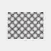 Luxus-Silbergrau getuftete Quiltmuster-Fleece-B Fleecedecke (Vorderseite (Horizontal))