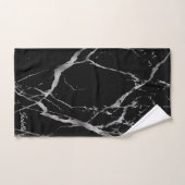 Luxus Silver Black Marble individuell anpassen Badhandtuch Set (Handtuch)