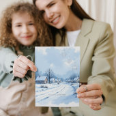 Luxus Silver Foil Corporate Holiday Card | schnees