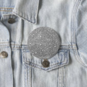 Luxus Silver Glitzer Button (Beispiel)