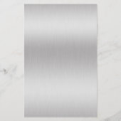 Luxus Silver Glitzer Salon Supplies Flyer (Hinten)