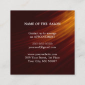 Luxus Silver Glitzer Salon Supplies Rabattkarte (Rückseite)