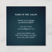 Luxus Silver Glitzer Salon Supplies Rabattkarte (Rückseite)