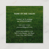 Luxus Silver Glitzer Salon Supplies Rabattkarte (Rückseite)