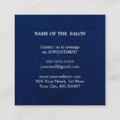 Luxus Silver Glitzer Salon Supplies Rabattkarte (Rückseite)