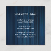 Luxus Silver Glitzer Salon Supplies Rabattkarte (Rückseite)