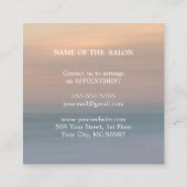 Luxus Silver Glitzer Salon Supplies Rabattkarte (Rückseite)