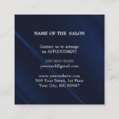 Luxus Silver Glitzer Salon Supplies Rabattkarte (Rückseite)