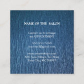 Luxus Silver Glitzer Salon Supplies Rabattkarte (Rückseite)