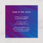 Luxus Silver Glitzer Salon Supplies Rabattkarte (Rückseite)