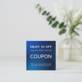 Luxus Silver Glitzer Salon Supplies Rabattkarte (Stehend Vorderseite)