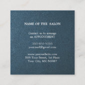 Luxus Silver Glitzer Salon Supplies Rabattkarte (Rückseite)