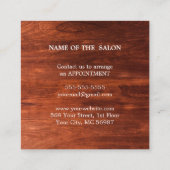 Luxus Silver Glitzer Salon Supplies Rabattkarte (Rückseite)