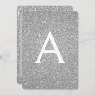 Luxus Silver Sparkle Glitzer Hens Party Einladung