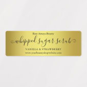 Luxus Simple Gold Gradient Etiketten (Design 2)