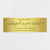 Luxus Simple Gold Gradient Etiketten (Design 1)