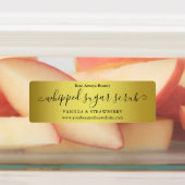 Luxus Simple Gold Gradient Etiketten (Befestigt)