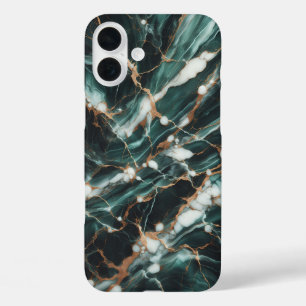 Luxus-Smaragdgrüner-Marmor-Handyhülle - Elegant  iPhone 16 Plus Hülle