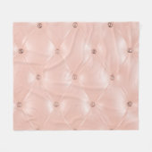 Luxus-Sofa: Alte Rose Textur Fleecedecke (Vorderseite (Horizontal))