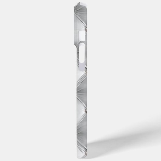 Luxus Soft Grau Imitate Velvet Case-Mate iPhone Hülle (Rückseite / Links)