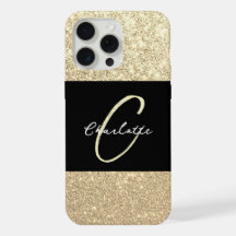 Luxus Sparkle Gold Glitzer Name