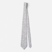 Luxus-Sparkle-Licht-Silber-Glitter Krawatte (Vorderseite)