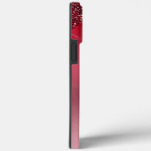 Luxus Sparkle Red Dripping Glitzer Personalisiert, Case-Mate iPhone Hülle (Rückseite / Rechts)