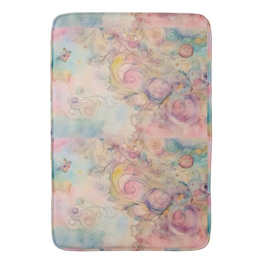 "Luxus-Splash: Extra-große Badematte infused (Vorderseite Vertikal)