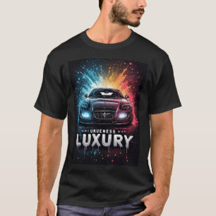 Luxus-Sportwagen Neon Power Graffiti-Kunst T-Shirt
